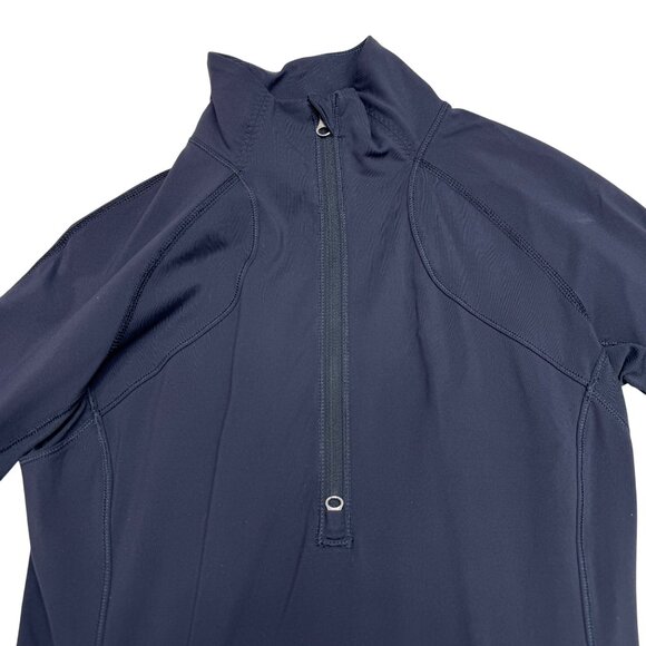 Lululemon Women's Black 1/4 Zip LS Pull Over Activewear, Size S - Picture 3 of 7
